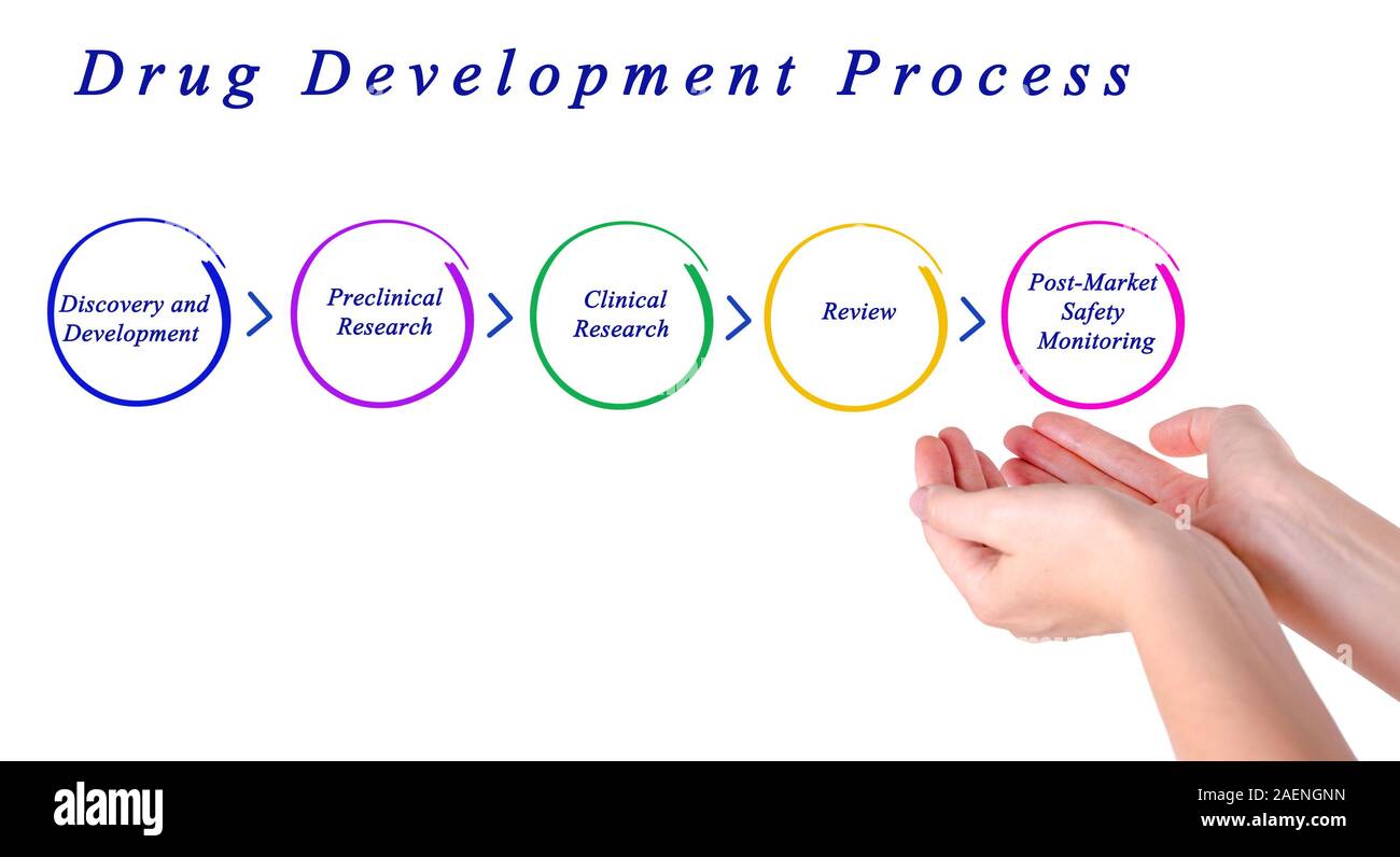 Diagram of Drug Development Process Stock Photo - Alamy