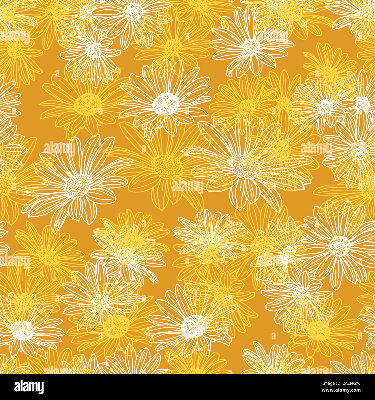 Vector flower seamless background Stock Vector Image & Art - Alamy