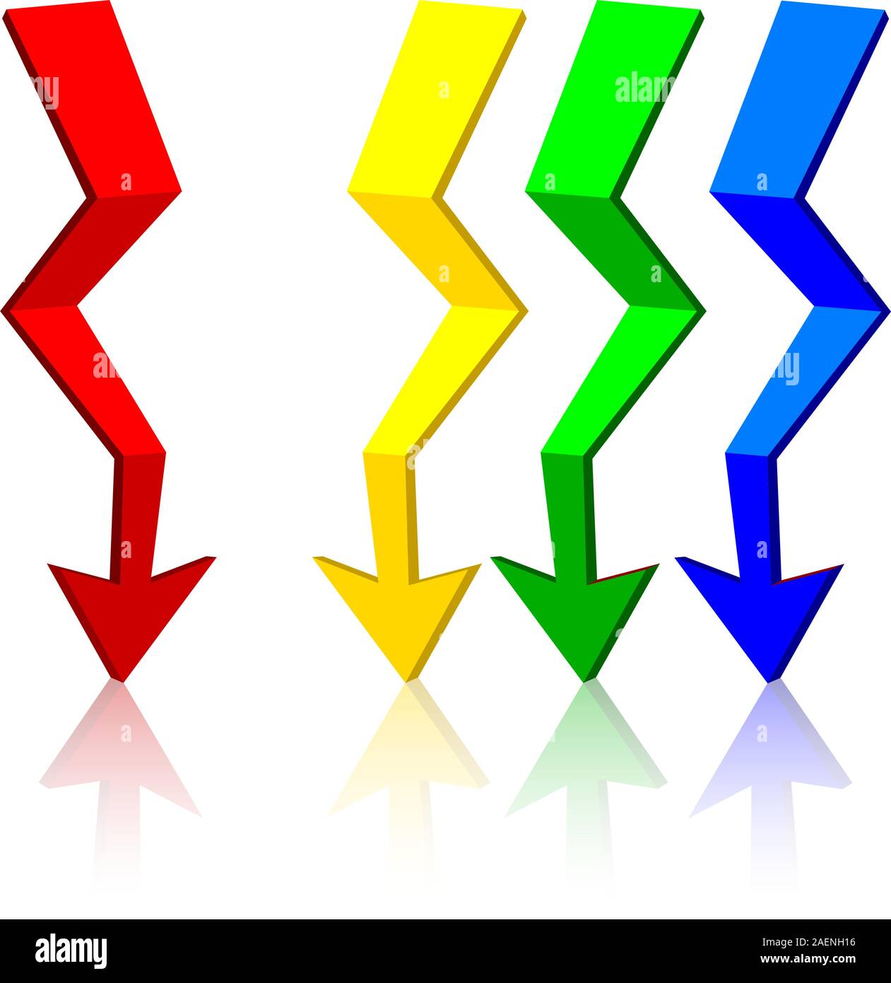 Origami arrow, vector illustration Stock Vector Image & Art - Alamy