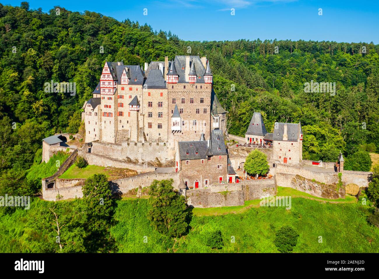 Eltz Castle Or Burg Eltz Is A Medieval Castle In The Hills Above The Moselle River Near Koblenz In Germany Stock Photo Alamy