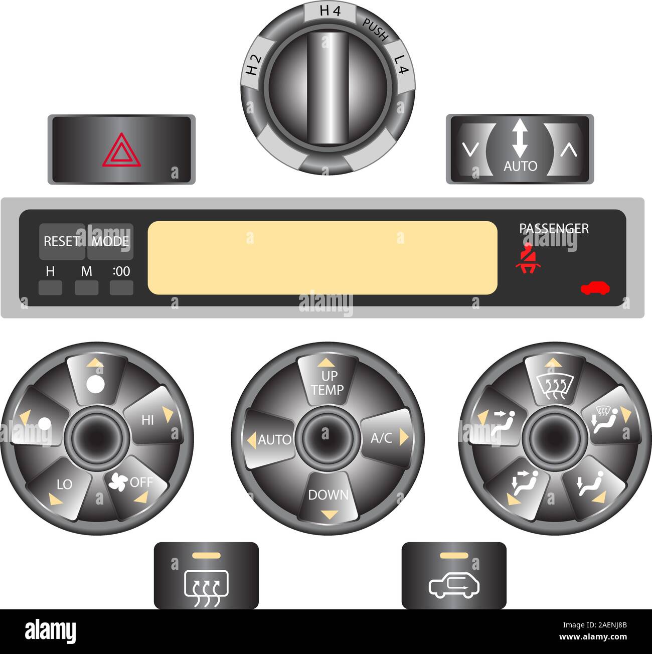 Remote control climate controlled car Stock Vector Image & Art Alamy