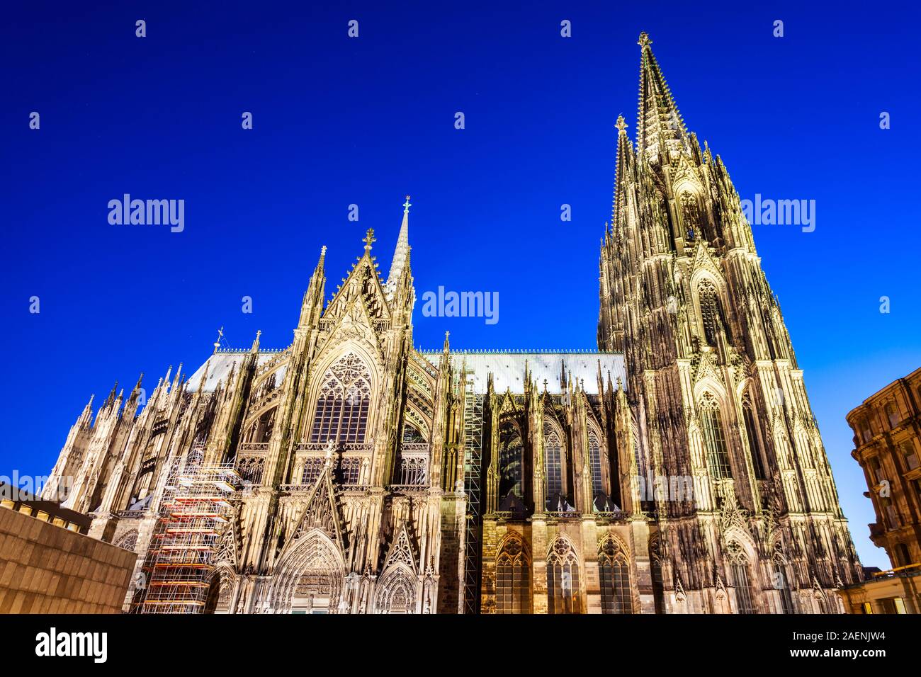 Cologne Cathedral is the main catholic church in Cologne city in Germany Stock Photo