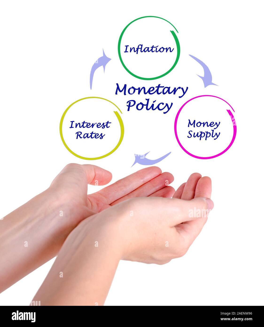 Diagram of Monetary Policy Stock Photo - Alamy