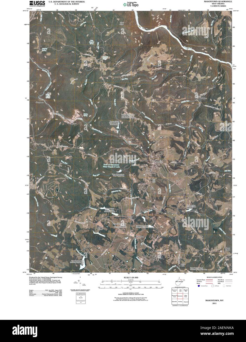 Masontown map hires stock photography and images Alamy