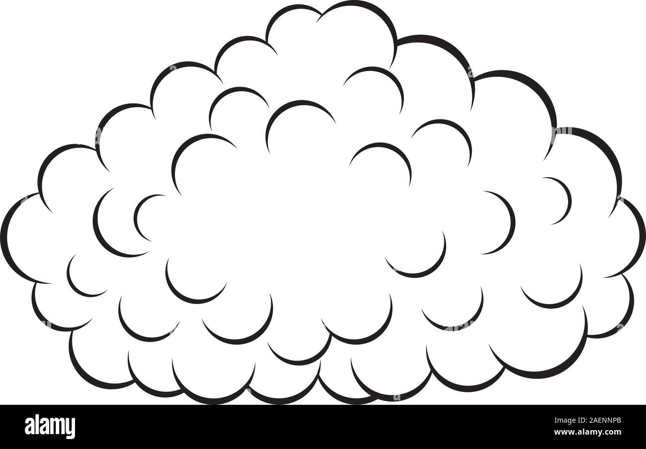 Cloud Vector Illustration Stock Vector Image And Art Alamy