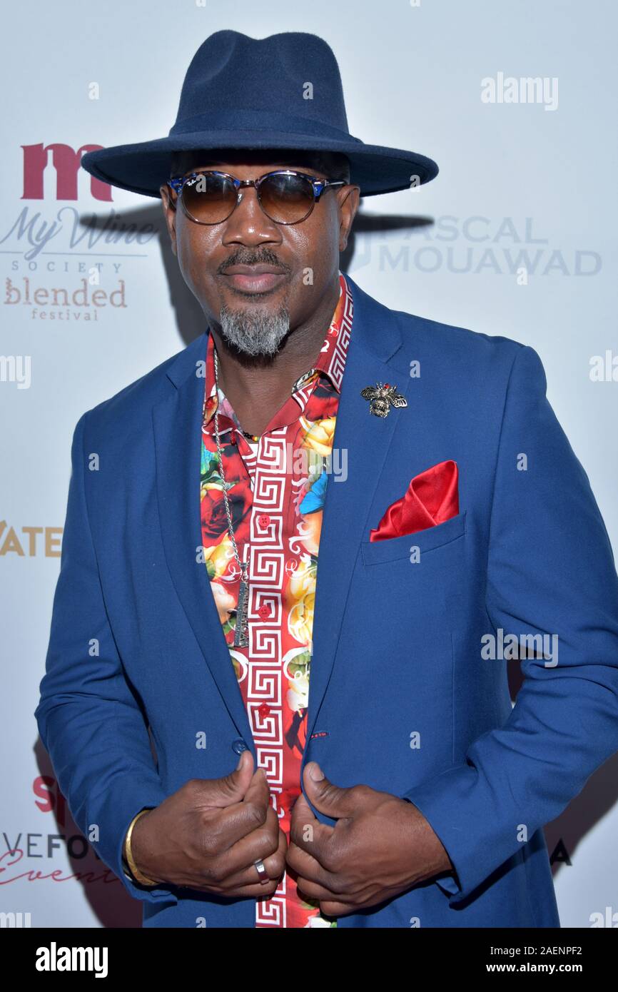 HOLLYWOOD, CA - DECEMBER 04: Model attends the 'Babes in Toyland' Christmas Toy Drive' on December 4, 2019 in Hollywood California. (Photo by Glenn Fr Stock Photo