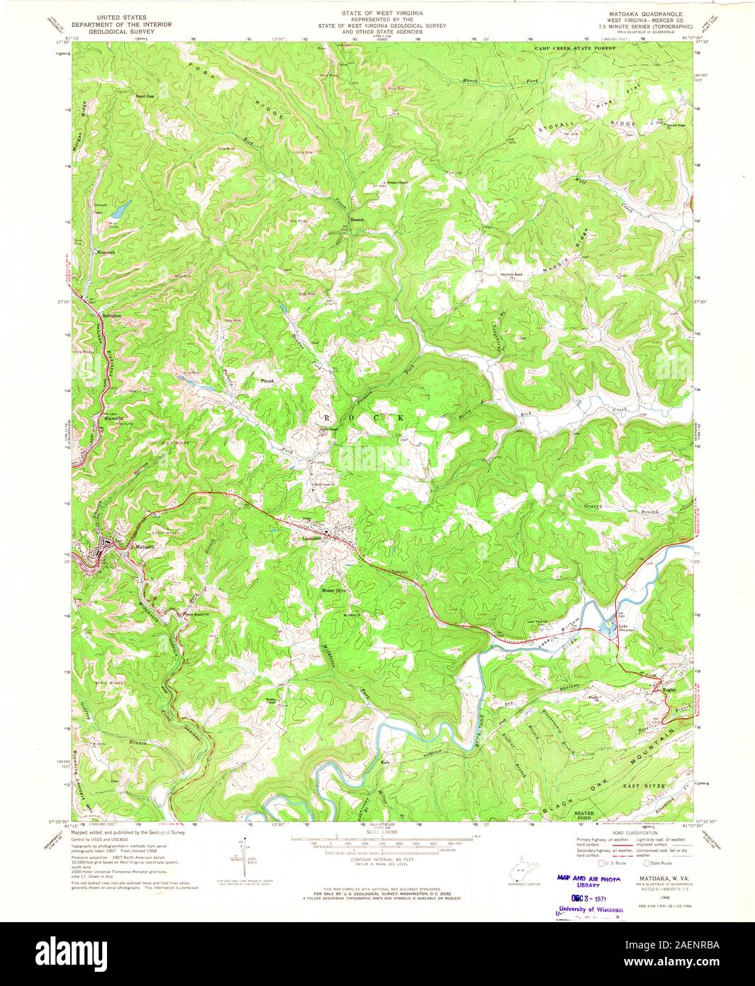 WV Matoaka 701024 1968 24000 Stock Photo Alamy