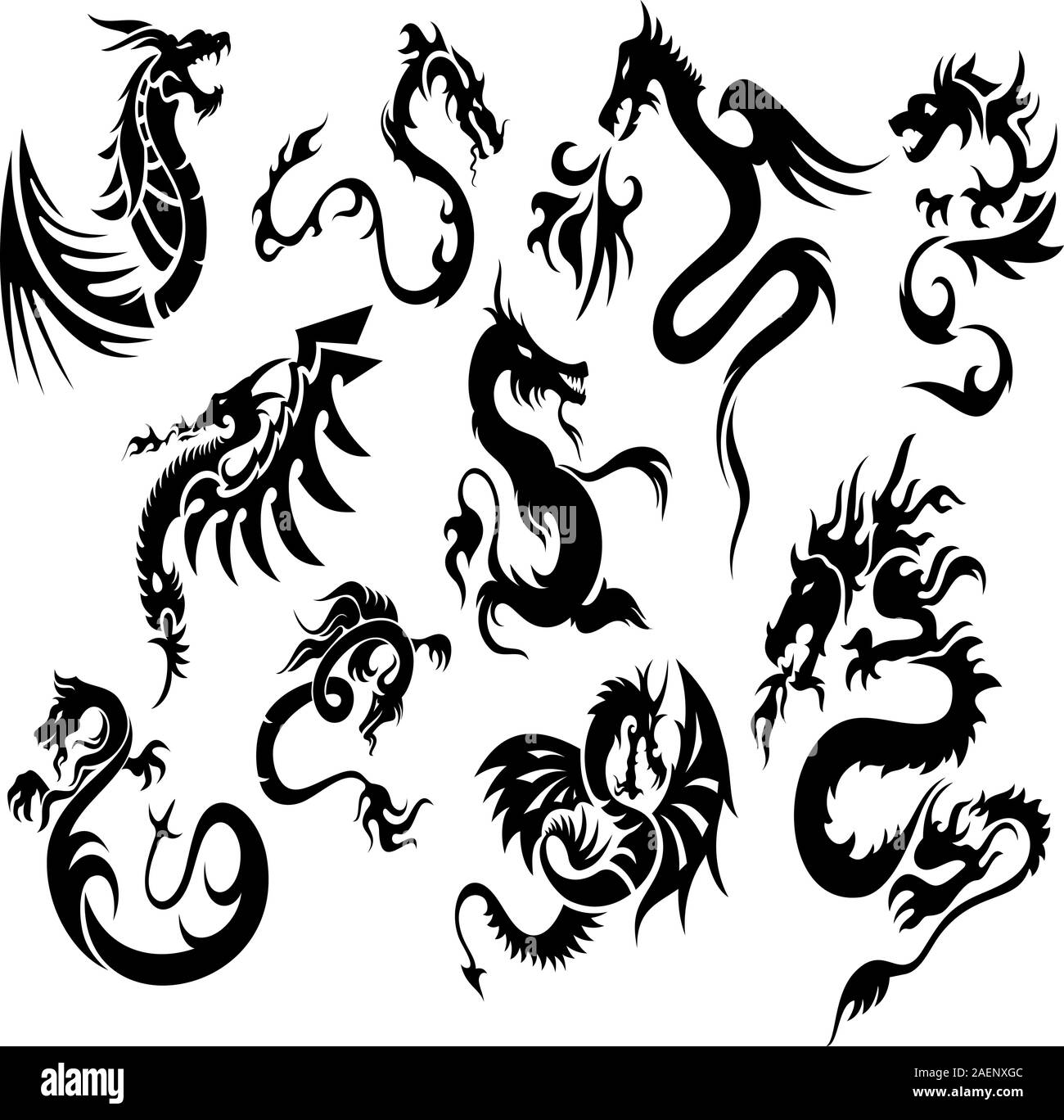 Dragon Tattoo Images – Browse 108,414 Stock Photos, Vectors, and Video