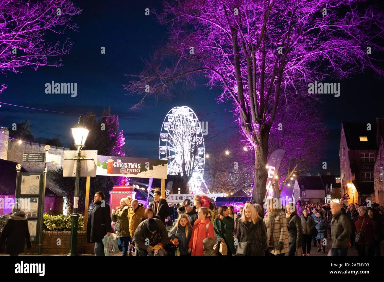 Lincoln Christmas market December 2019 Stock Photo - Alamy
