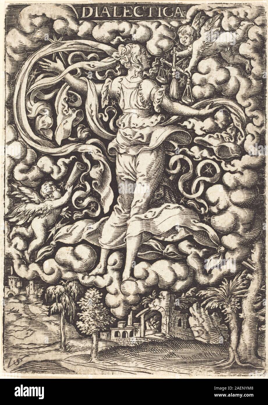 Dialectic Visual Dialectica (Dialectics) by Virgil Solis depicts an allegorical scene ...