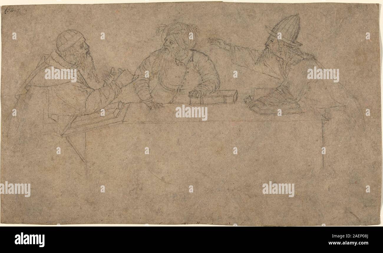 Three Philosophers By Vittore Carpaccio Depicts Three Seated 