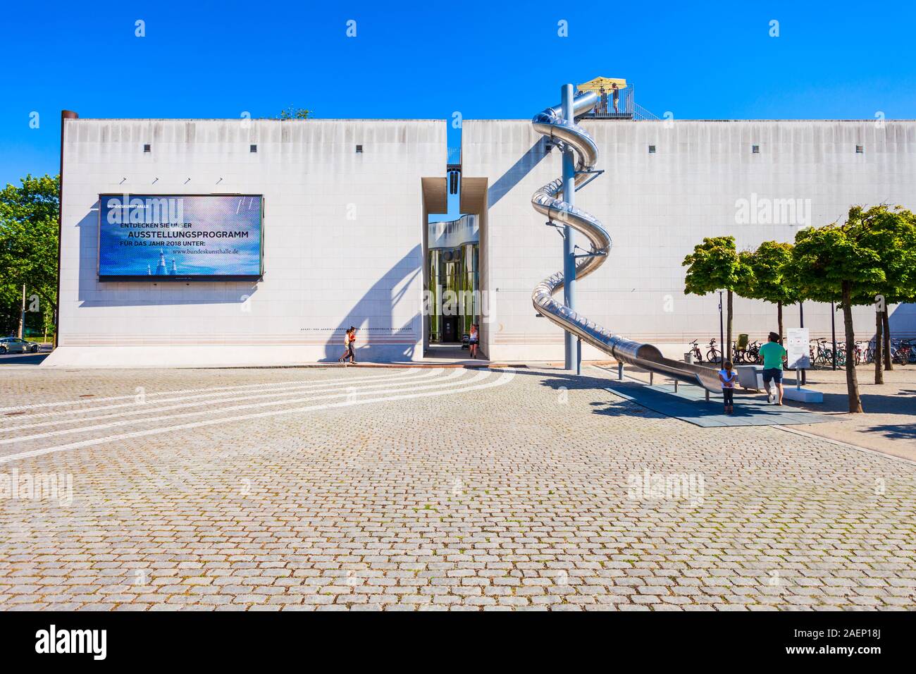 BONN, GERMANY - JUNE 29, 2018: Bundeskunsthalle or federal art and exhibition hall in Bonn city, Germany Stock Photo