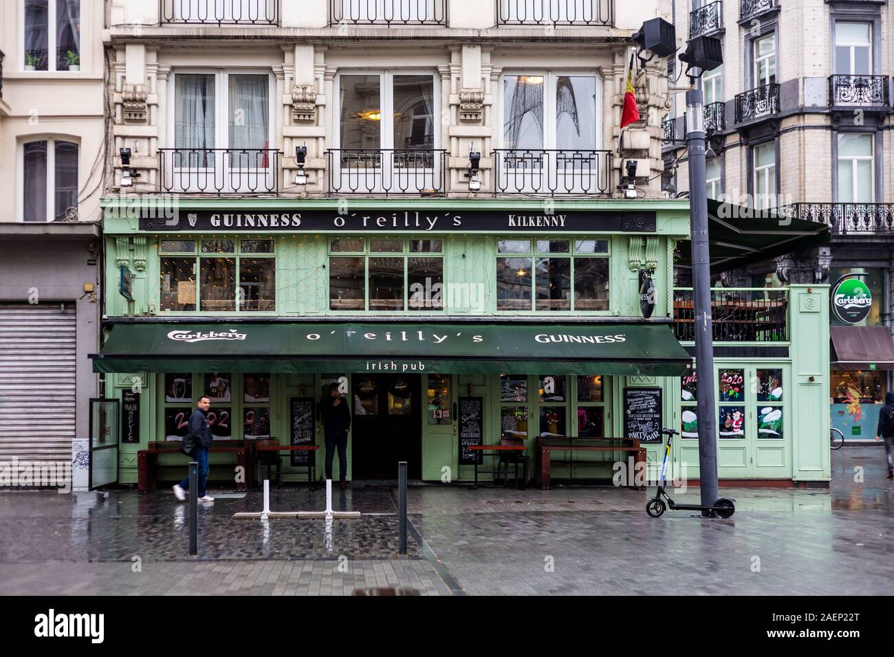 O’reilly’s Brussels irish pub, Brussels, Belgium Stock Photo