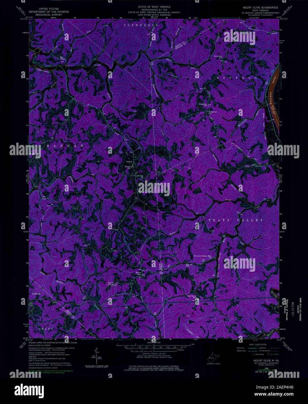 Map Of Mount Olive High Resolution Stock Photography and Images Alamy