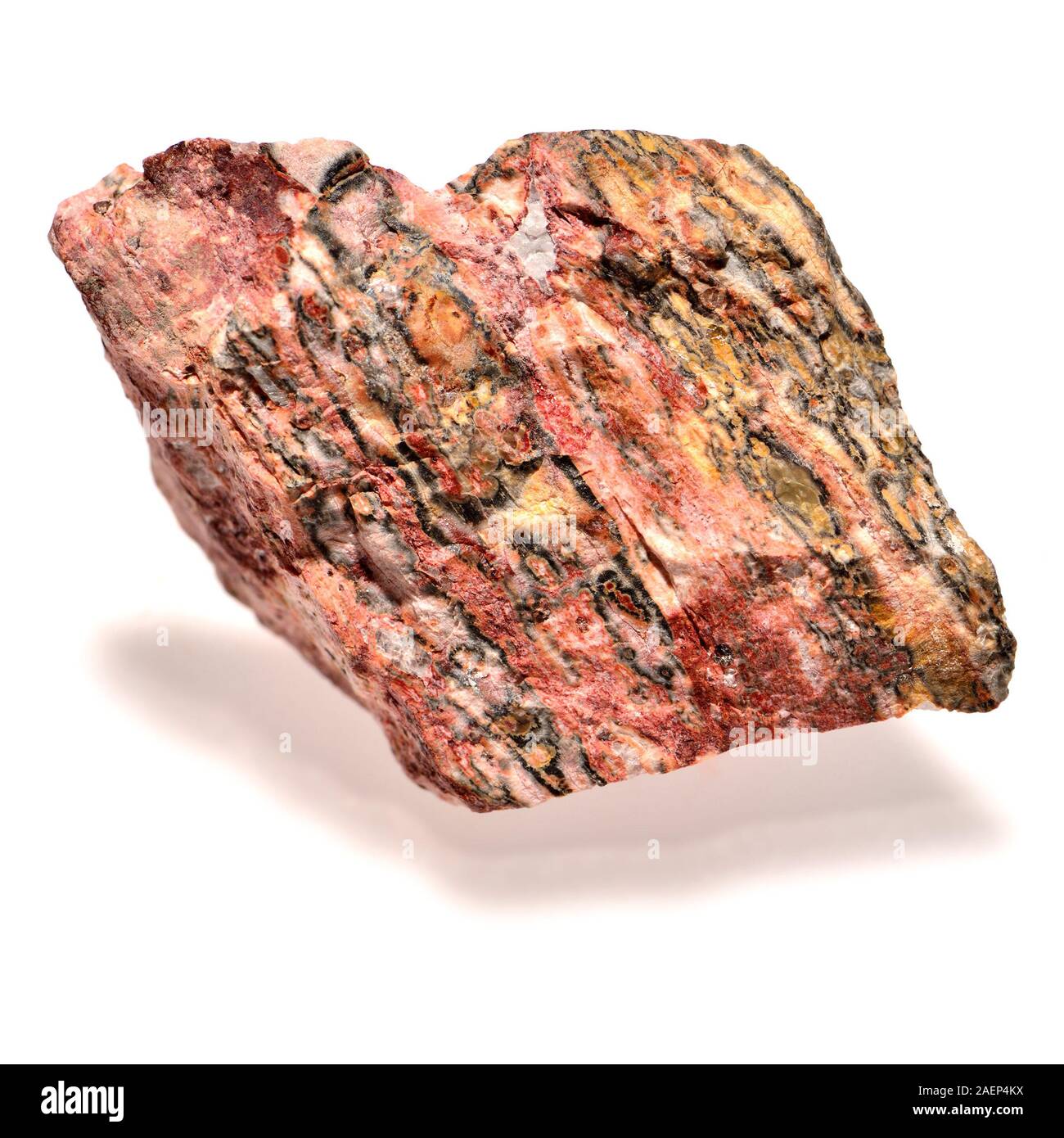 Rhyolite [Mexico] volcanic equivalent of granite Stock Photo