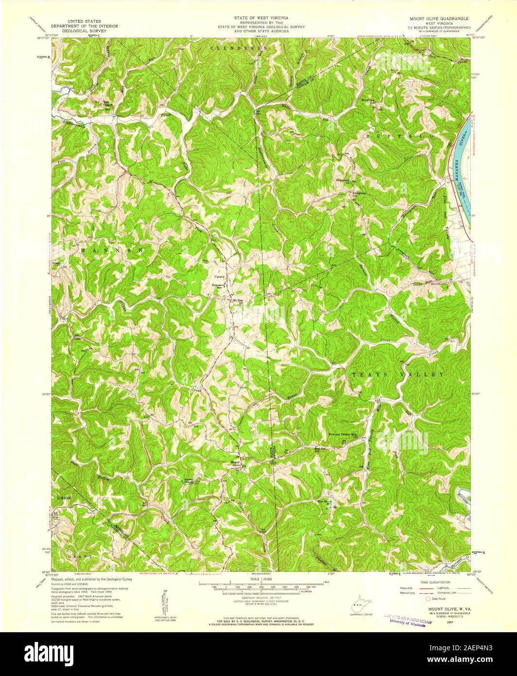 Map Of Mount Olive High Resolution Stock Photography and Images Alamy