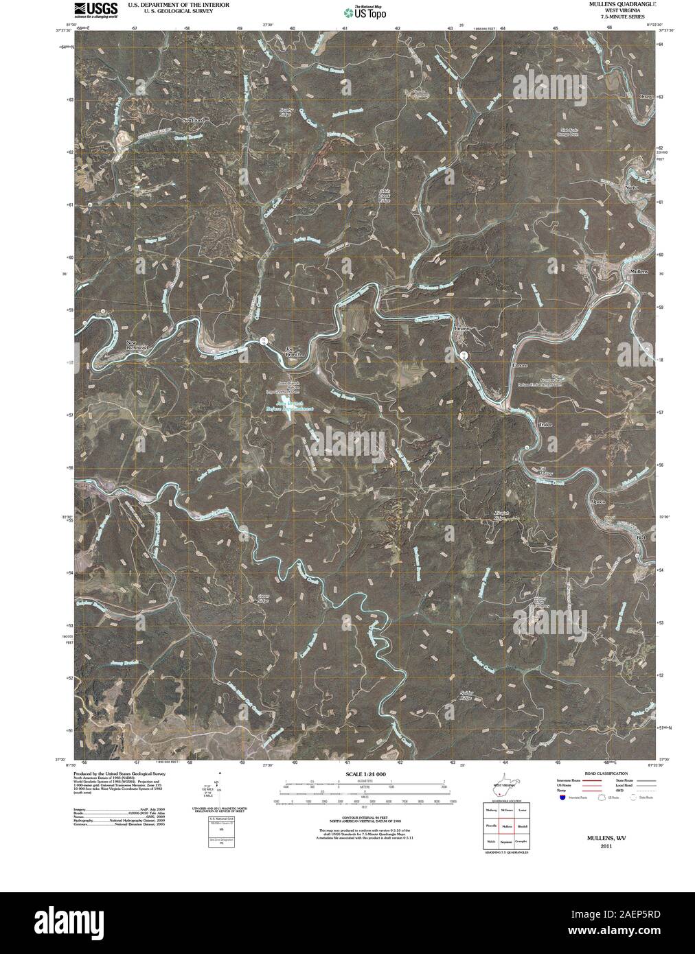 Map of mullens hires stock photography and images Alamy