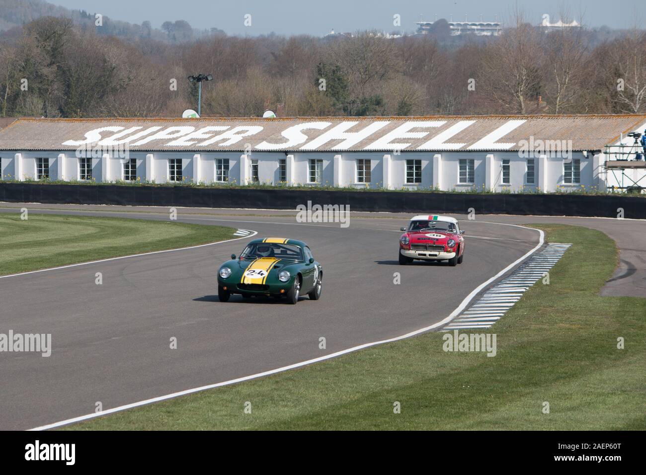 Goodwood Motor racing Chichester West Sussex Members Meeting Stock ...
