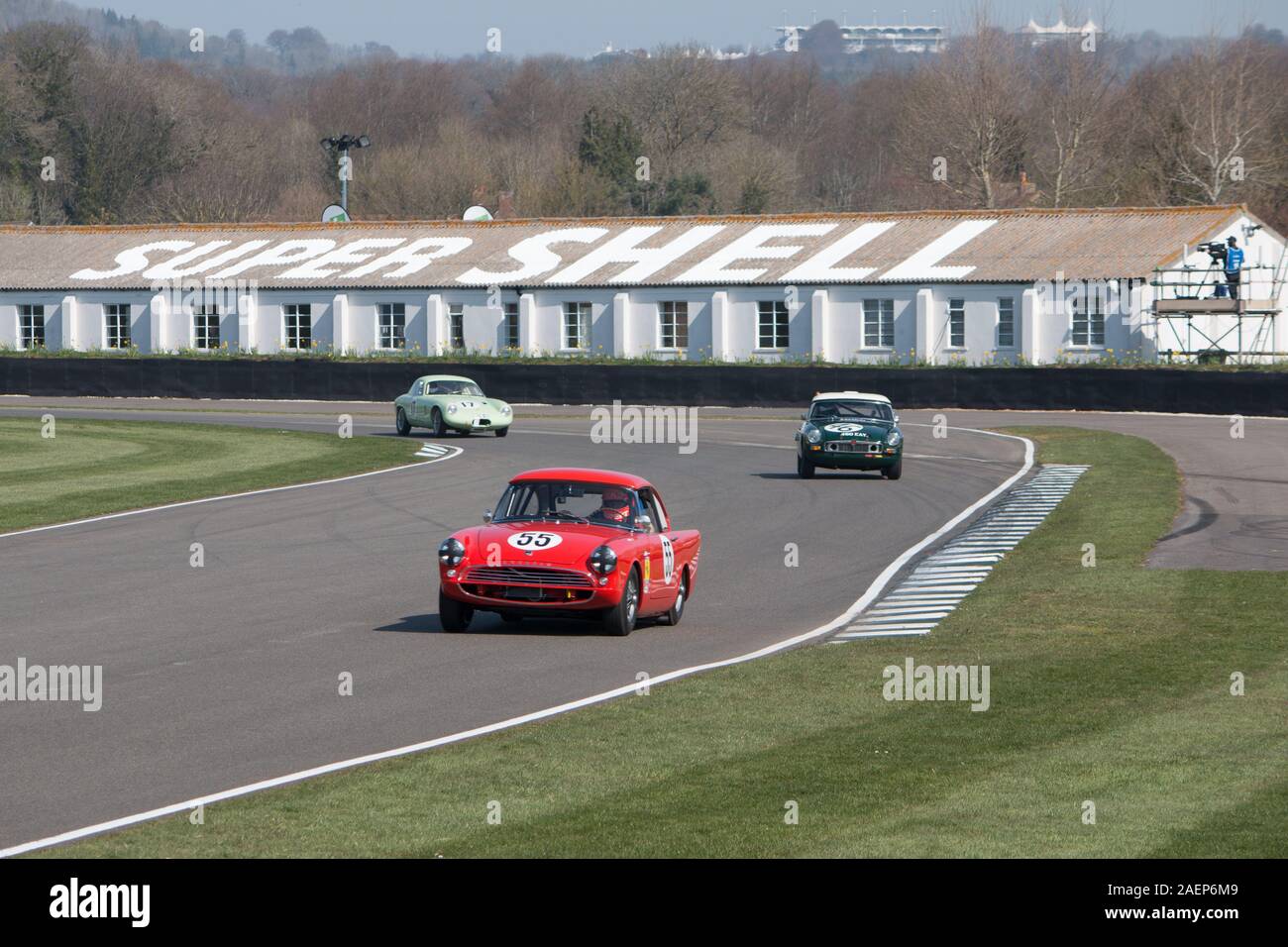 Goodwood Motor racing Chichester West Sussex Stock Photo Alamy