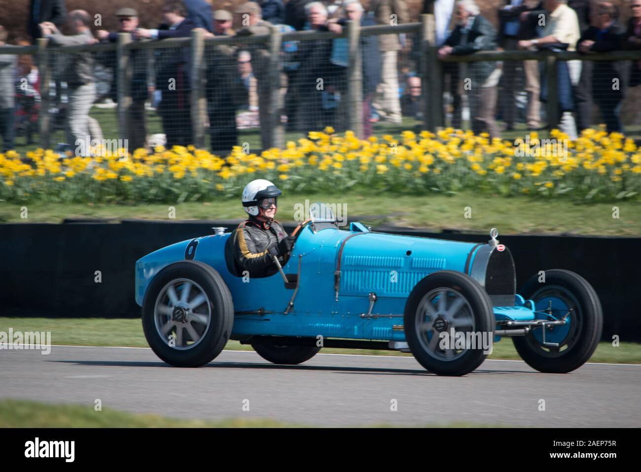 Goodwood Motor racing Chichester West Sussex Stock Photo