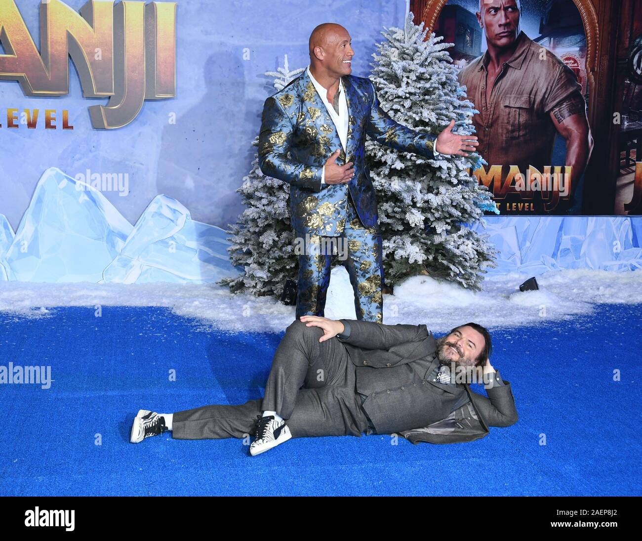 Hollywood, USA. 09th Dec, 2019. Jack Black, Dwayne Johnson. 