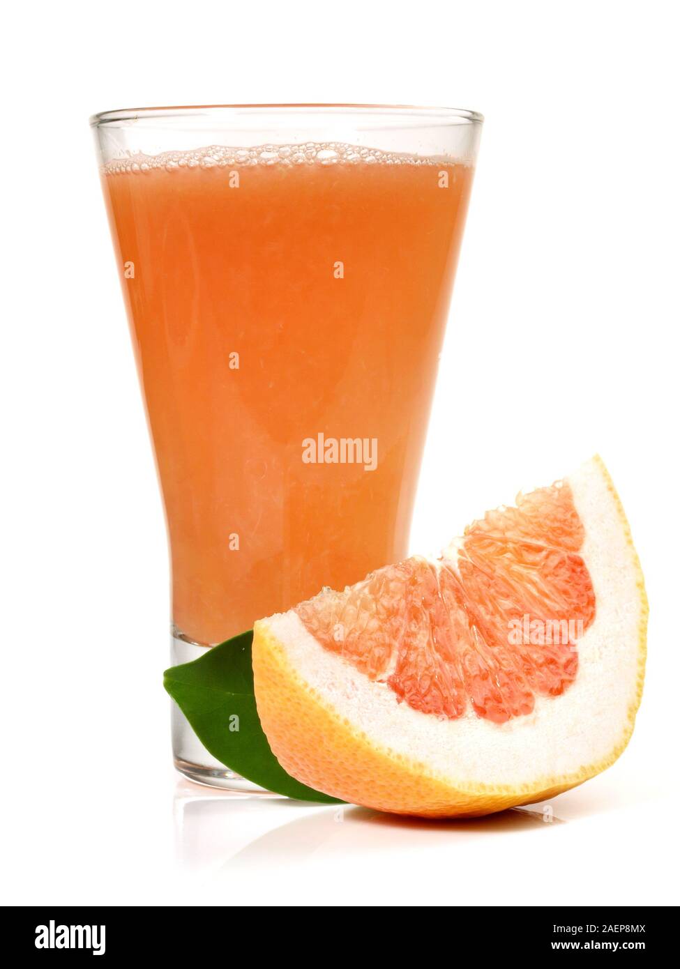 Grapefruit Juice on white Background Stock Photo Alamy