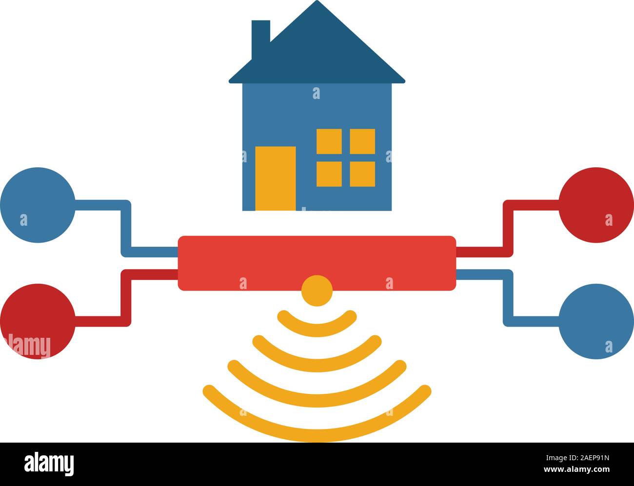 Home Hub icon. Simple element from smart home icons collection ...