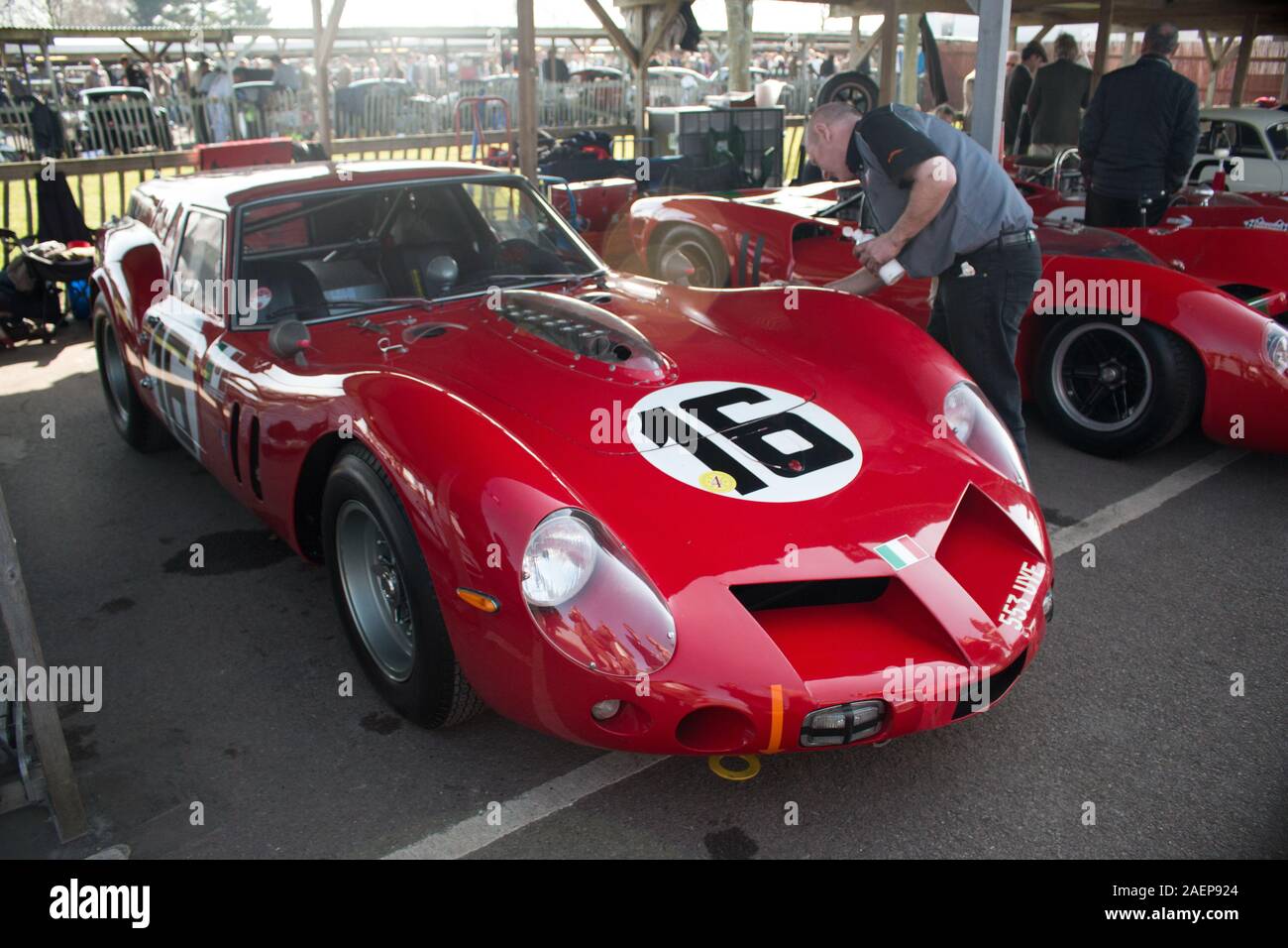Goodwood Motor racing Chichester West Sussex Members Meeting Stock ...