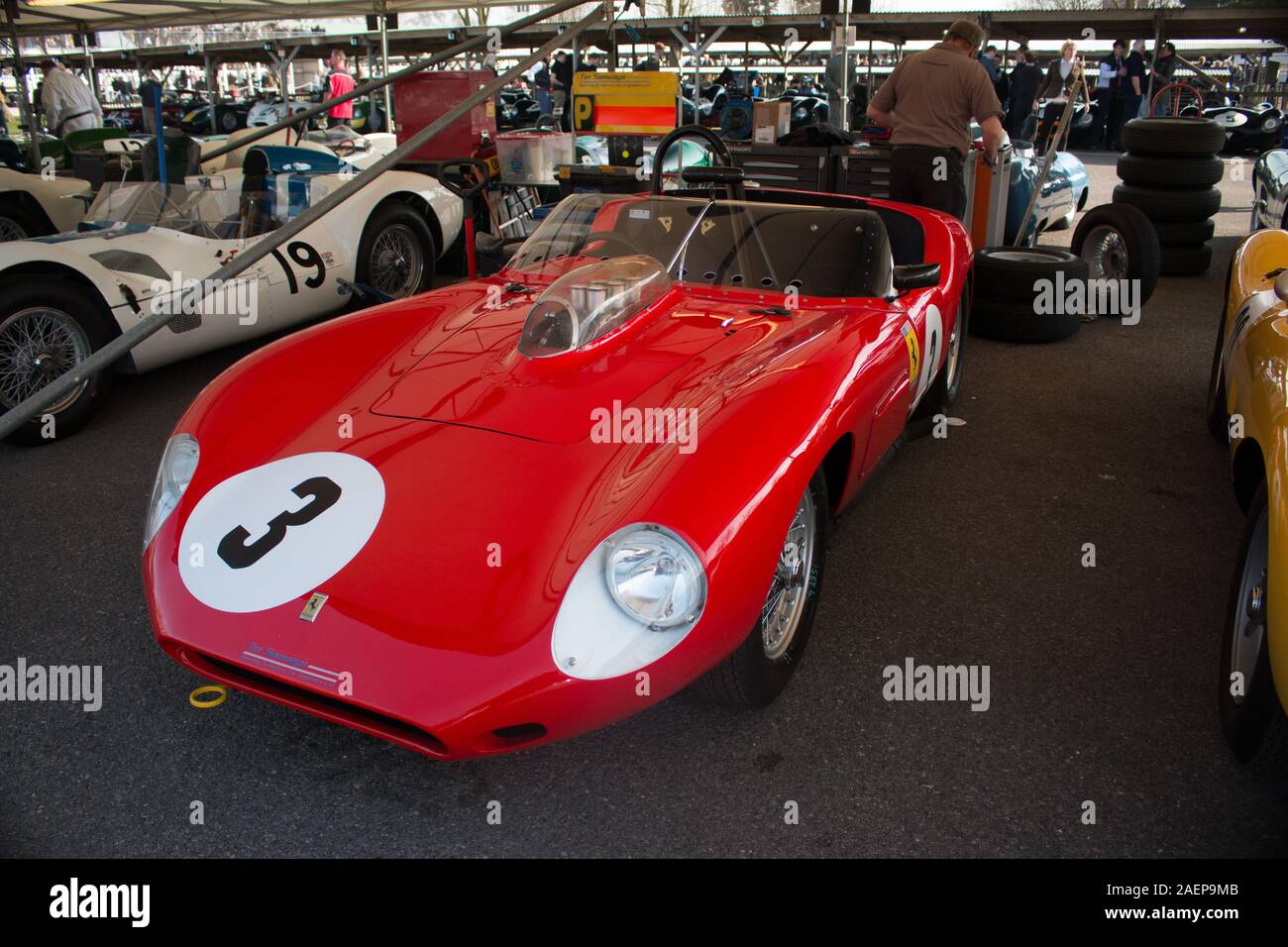 Goodwood Motor racing Chichester West Sussex Members Meeting Stock ...