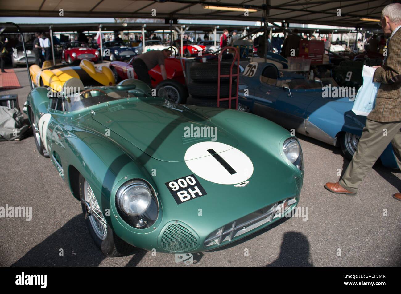 Goodwood Motor racing Chichester West Sussex Members Meeting Stock ...