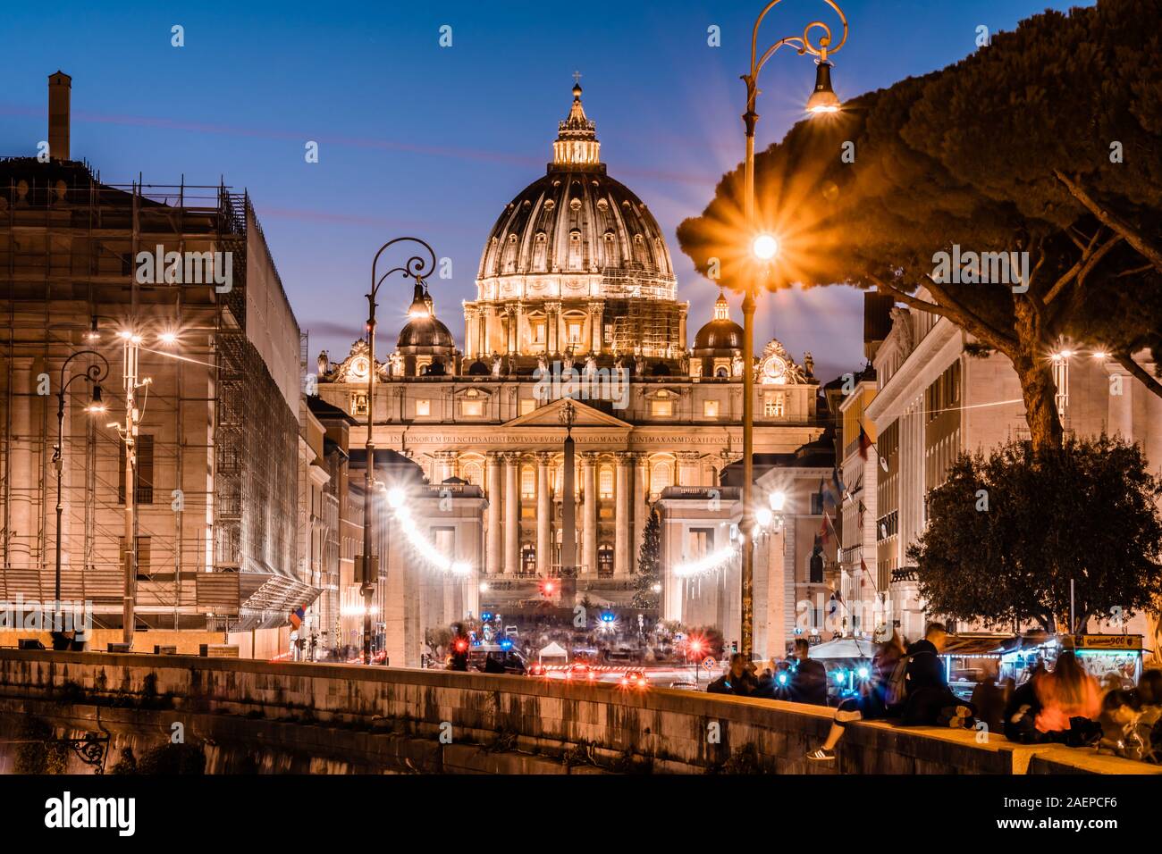 St Peters basilica in Vatican City, Rome Italy Stock Photo