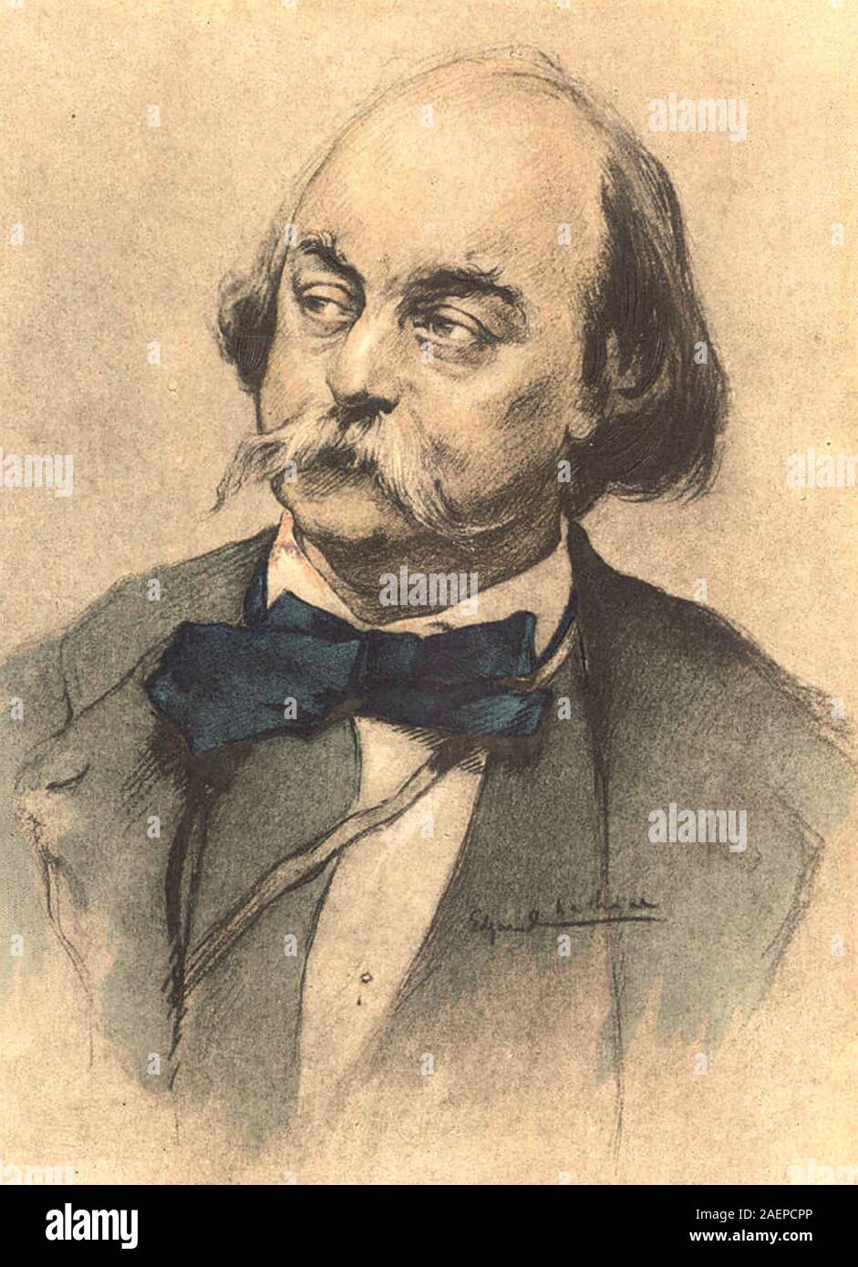 GUSTAVE FLAUBERT (1821-1880) French novelist Stock Photo