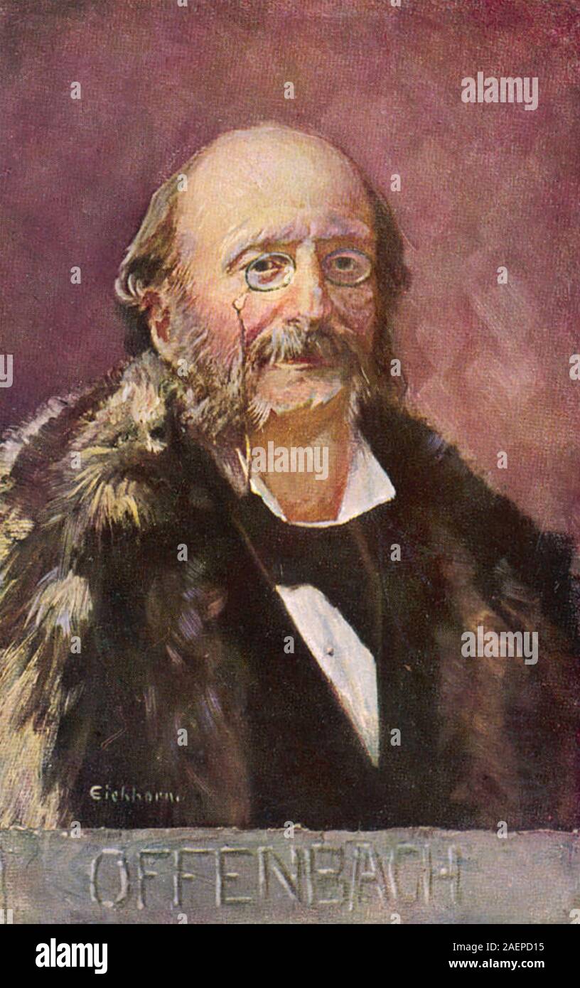 JACQUES OFFENBACH (1819-1880) French composer Stock Photo
