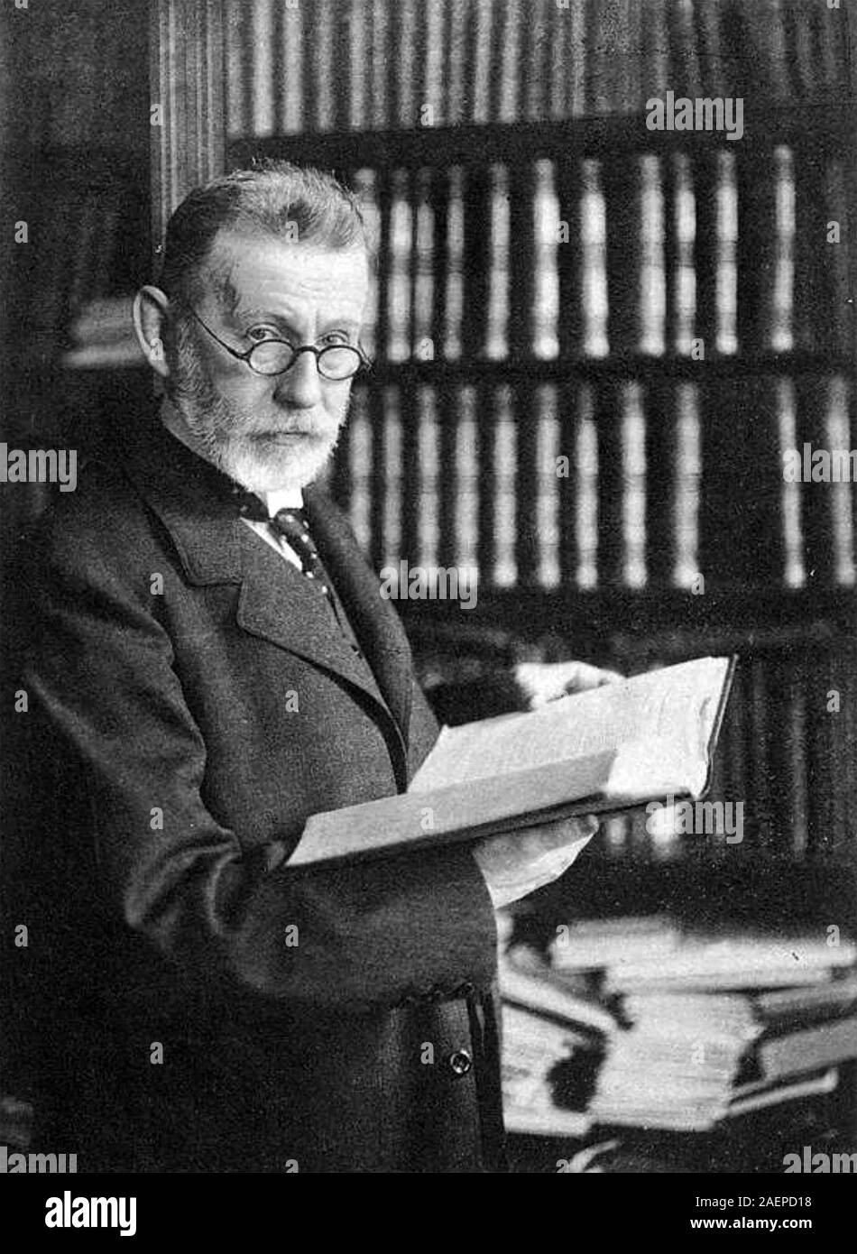 PAUL EHRLICH (1854-1915) German physician and scientist Stock Photo - Alamy