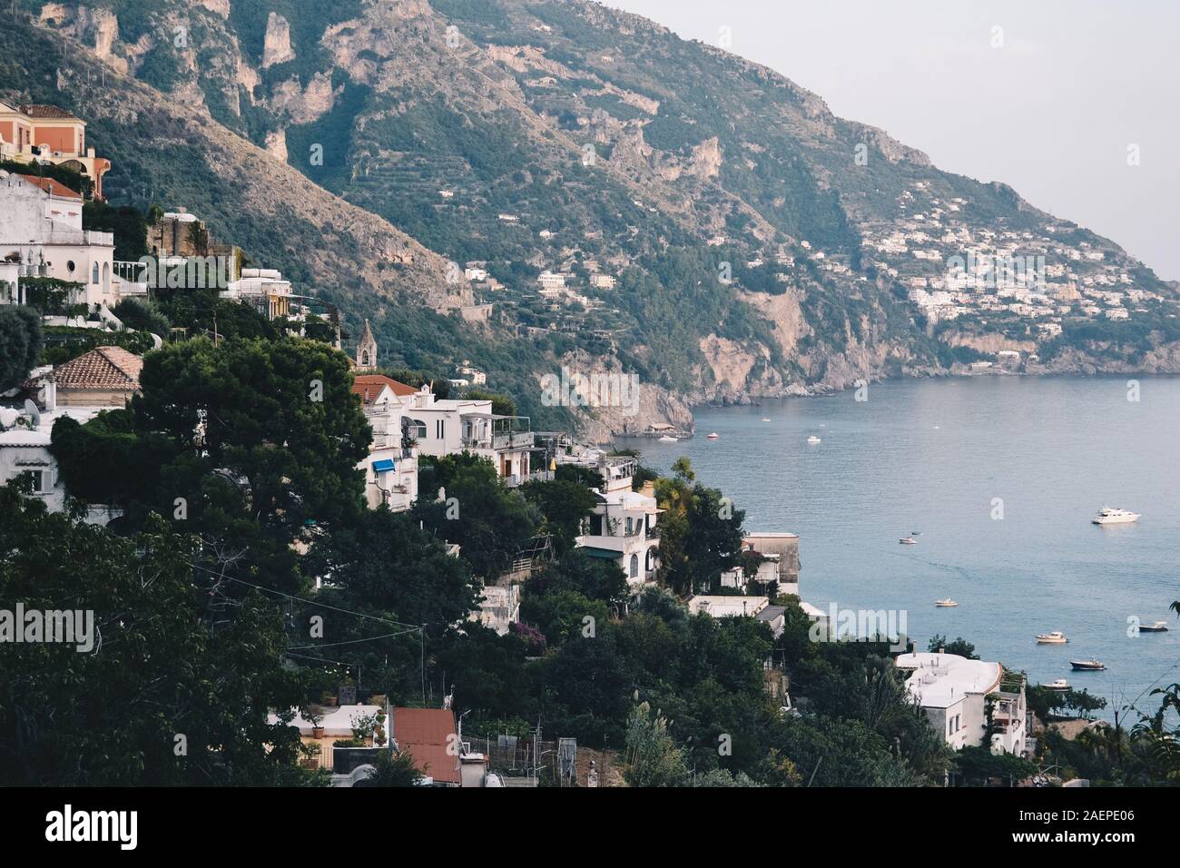 Amalfi coast landscape Stock Photo - Alamy