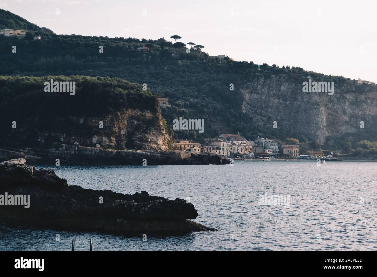 Amalfi coast landscape in Italy Stock Photo - Alamy