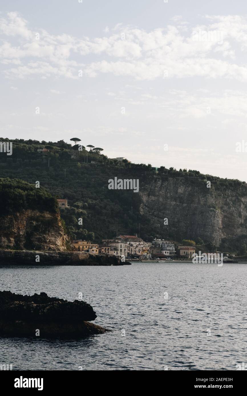 Amalfi coast landscape in Italy Stock Photo - Alamy