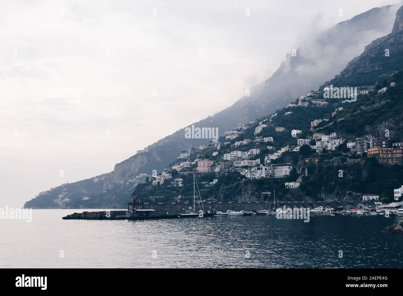 Amalfi coast landscape Stock Photo - Alamy