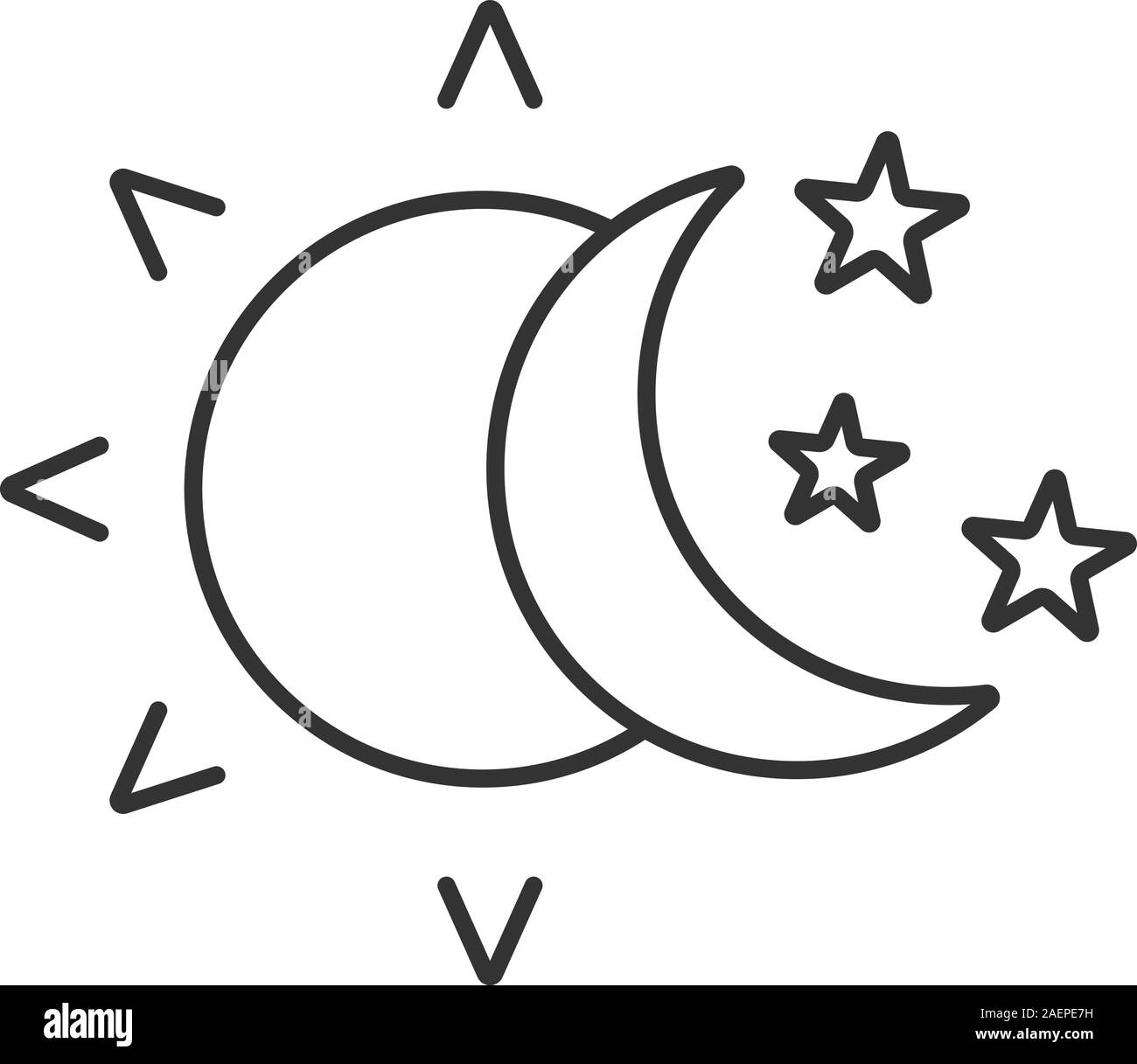 Sleeping Moon Clipart Black And White Sun