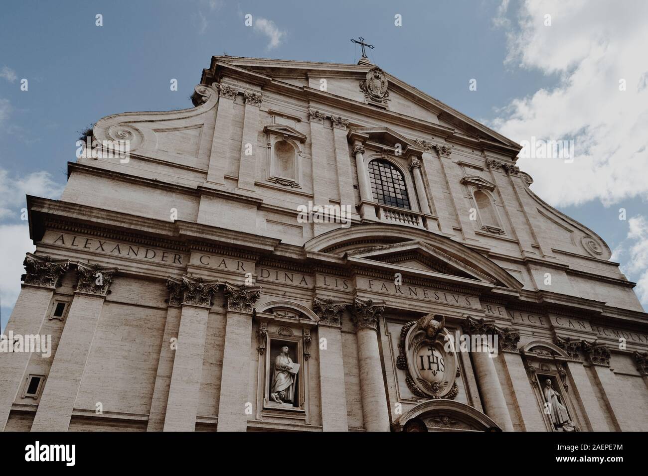 Church of the Gesu Stock Photo - Alamy