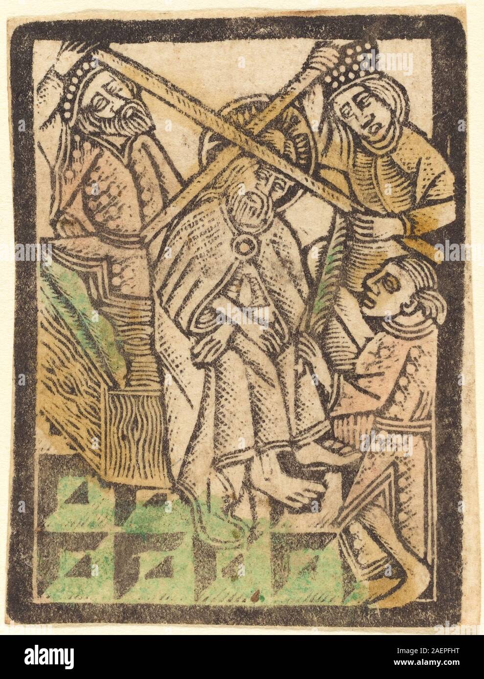 A painting from the Workshop of the Master of the Aachen Madonna, 1470 ...