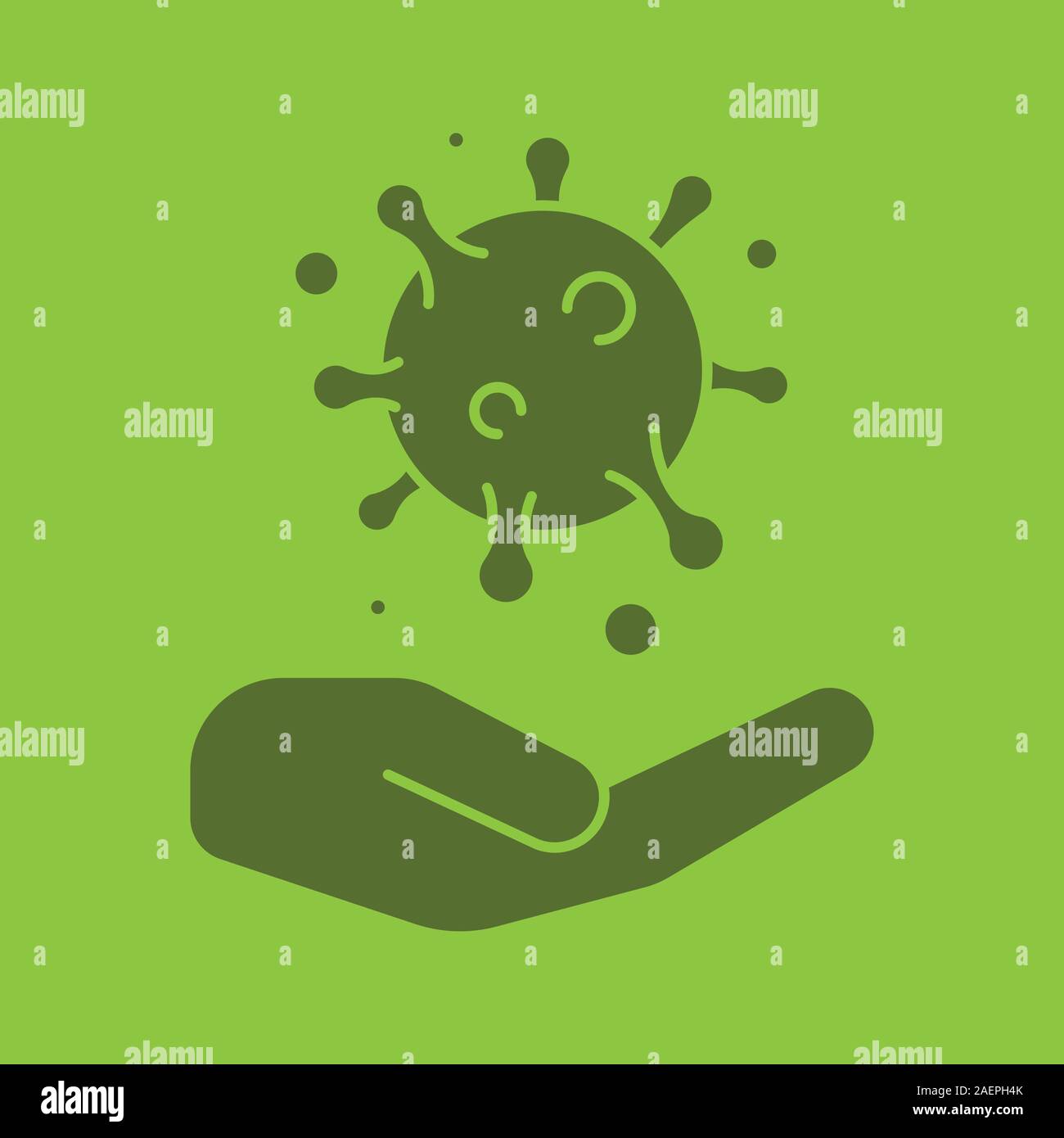 open-hand-with-virus-particle-glyph-color-icon-silhouette-symbol