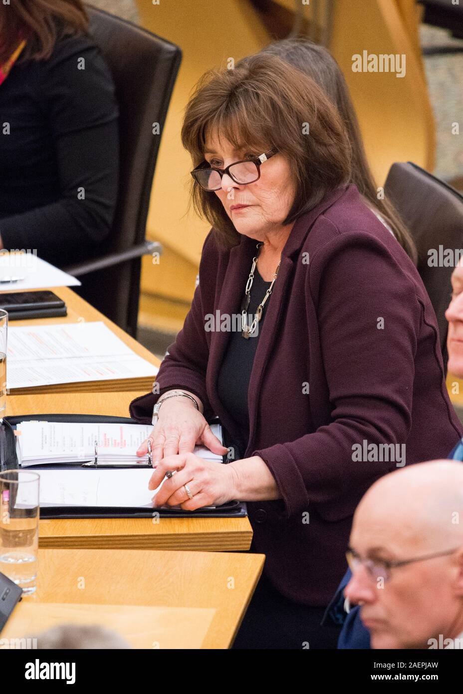 Edinburgh Uk 10 December 2019 Pictured Jeane Freeman Cabinet