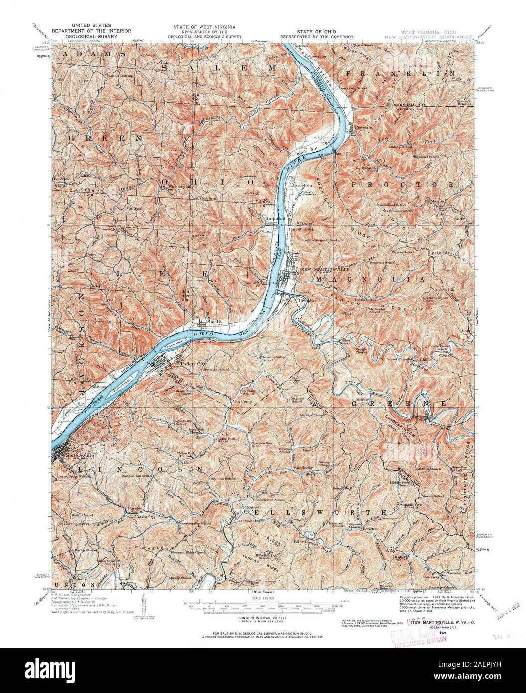 WV New Martinsville 253748 1924 62500 Stock Photo Alamy