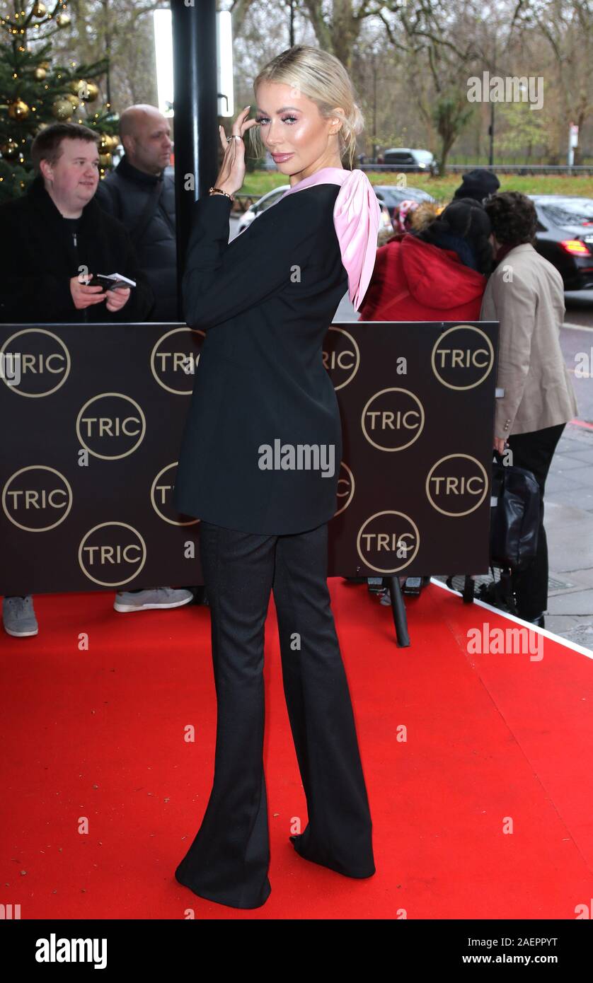 Olivia Attwood, TRIC Christmas Lunch, Grosvenor House, London, UK, 10