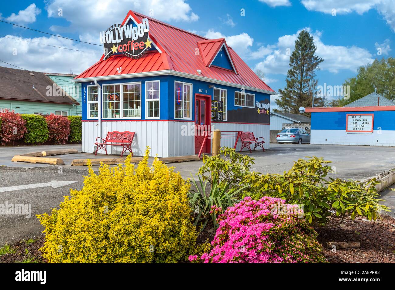 Coffee kiosk hires stock photography and images Alamy