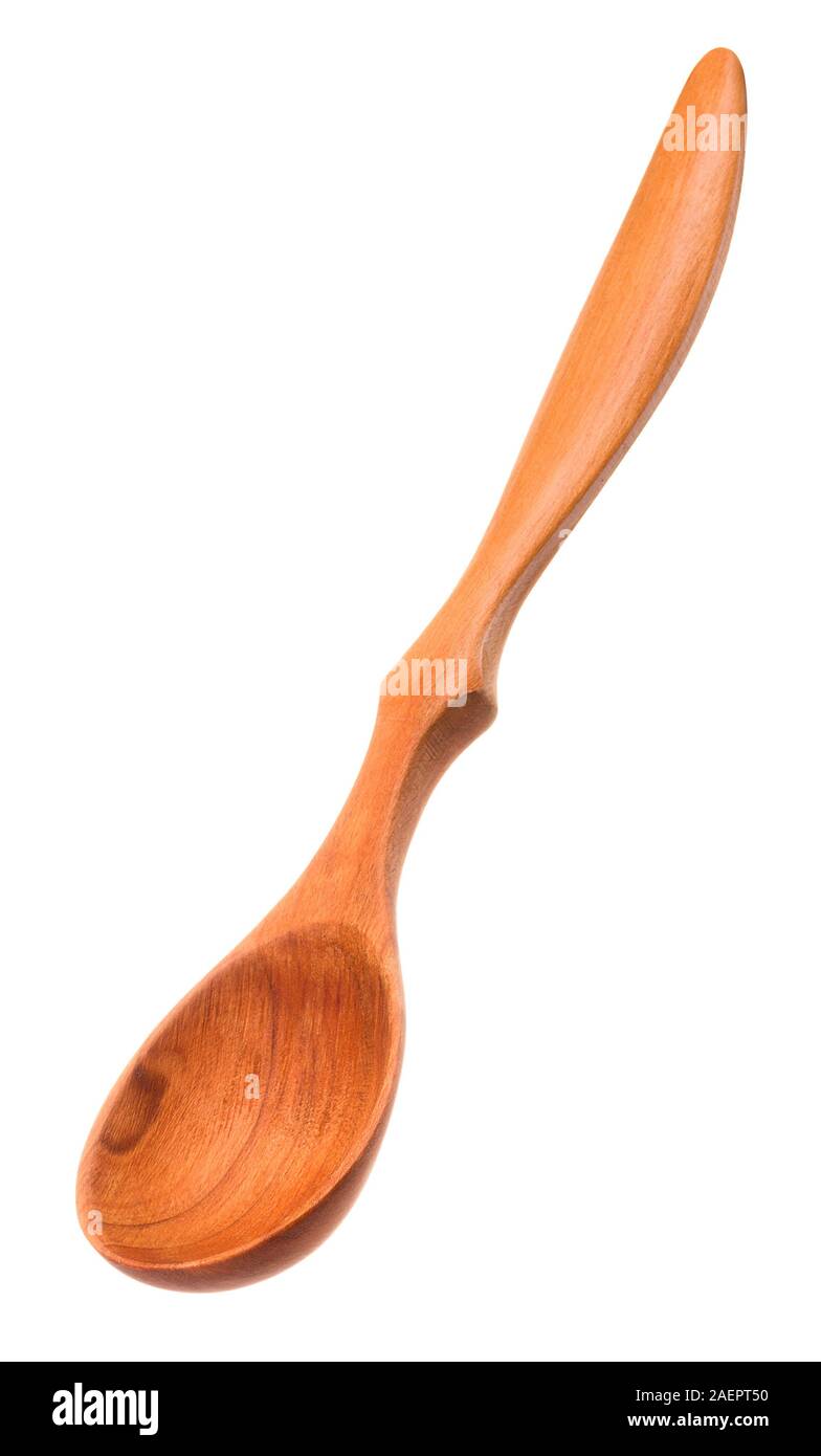 Wooden spoon isolated on a white background with clipping path Stock ...