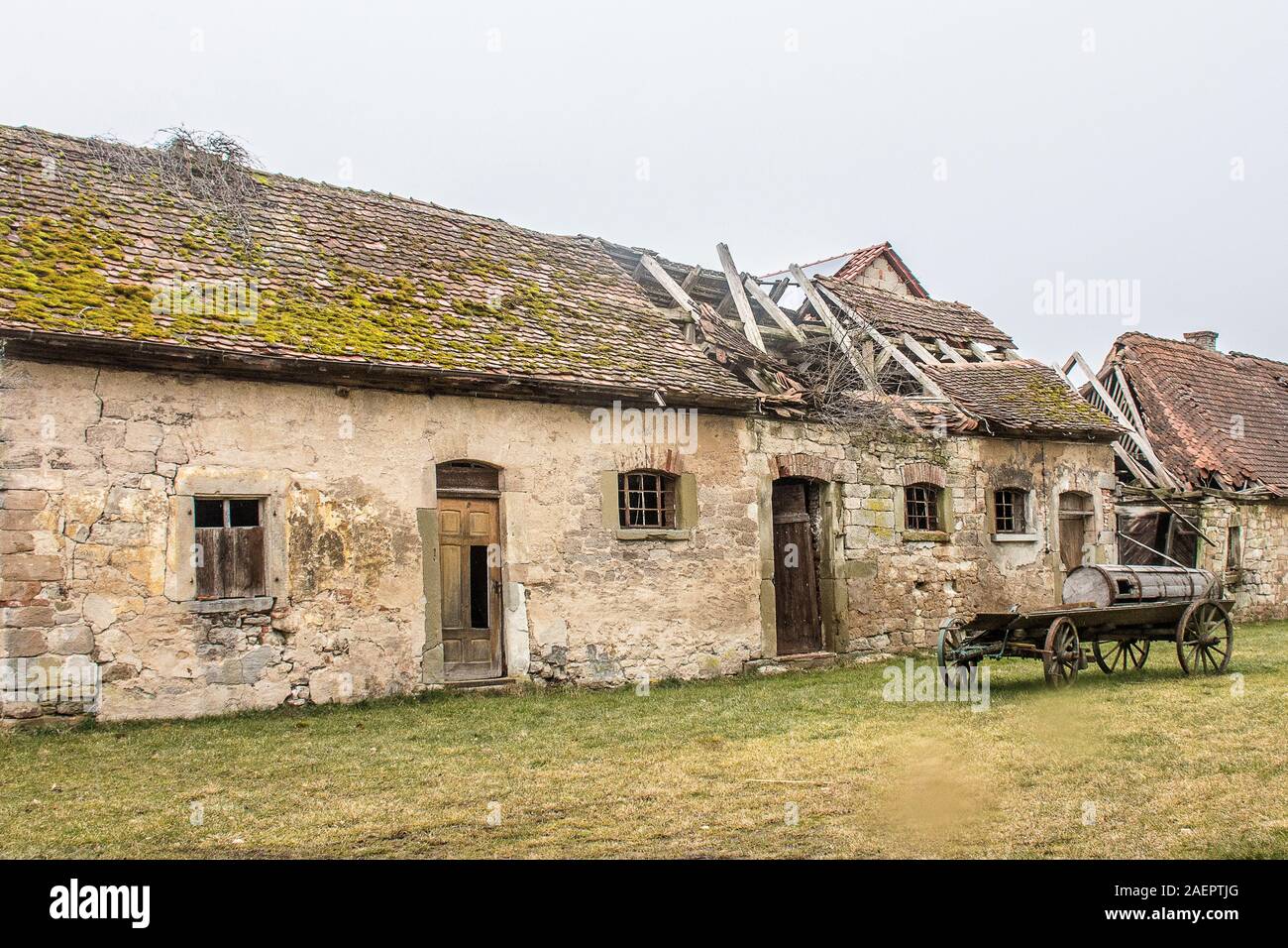 Nebengebäude von Schloss Thürnhofen • Bayern, Deutschland Stock Photo