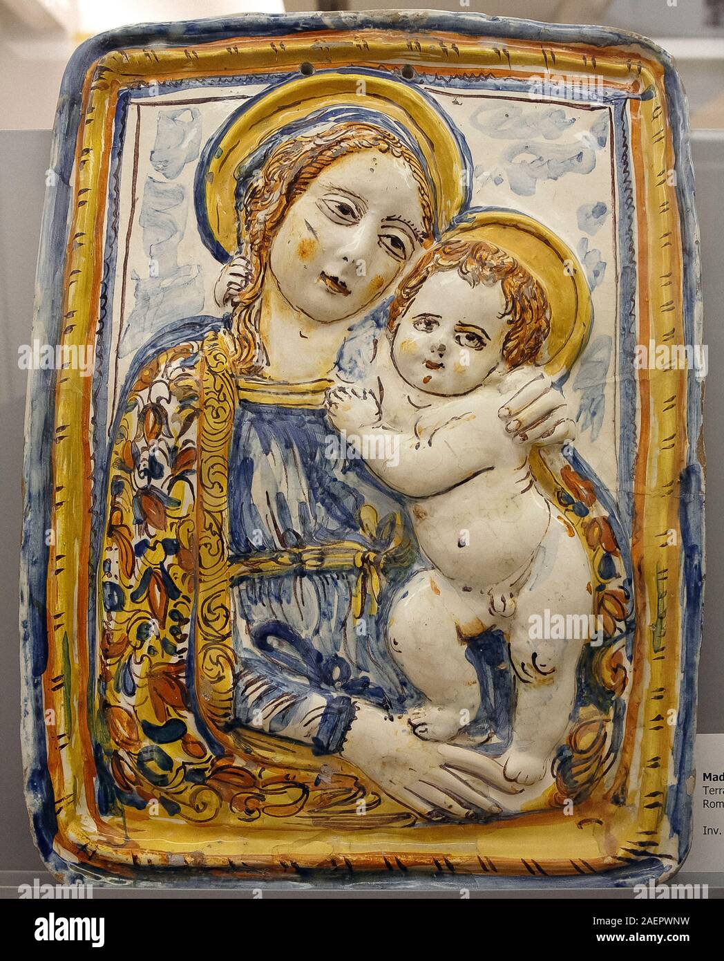 Italy Emilia Romagna Faenza International ceramics museum Madonna and