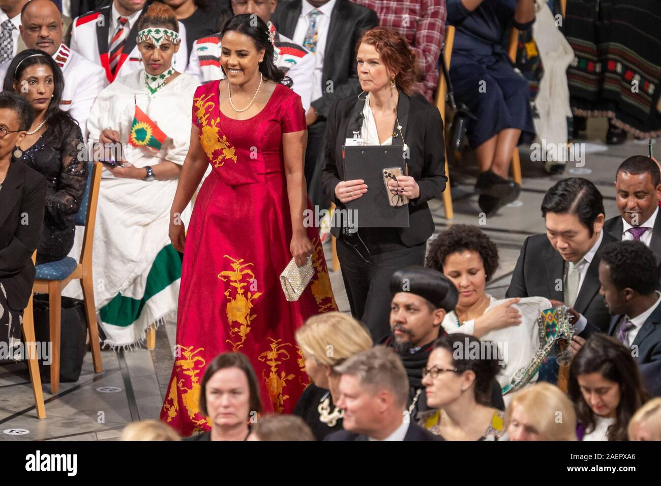 Oslo Norway 10th Dec 19 Zinash Tayachew First Lady Of Ethiopia During The Nobel Peace Prize